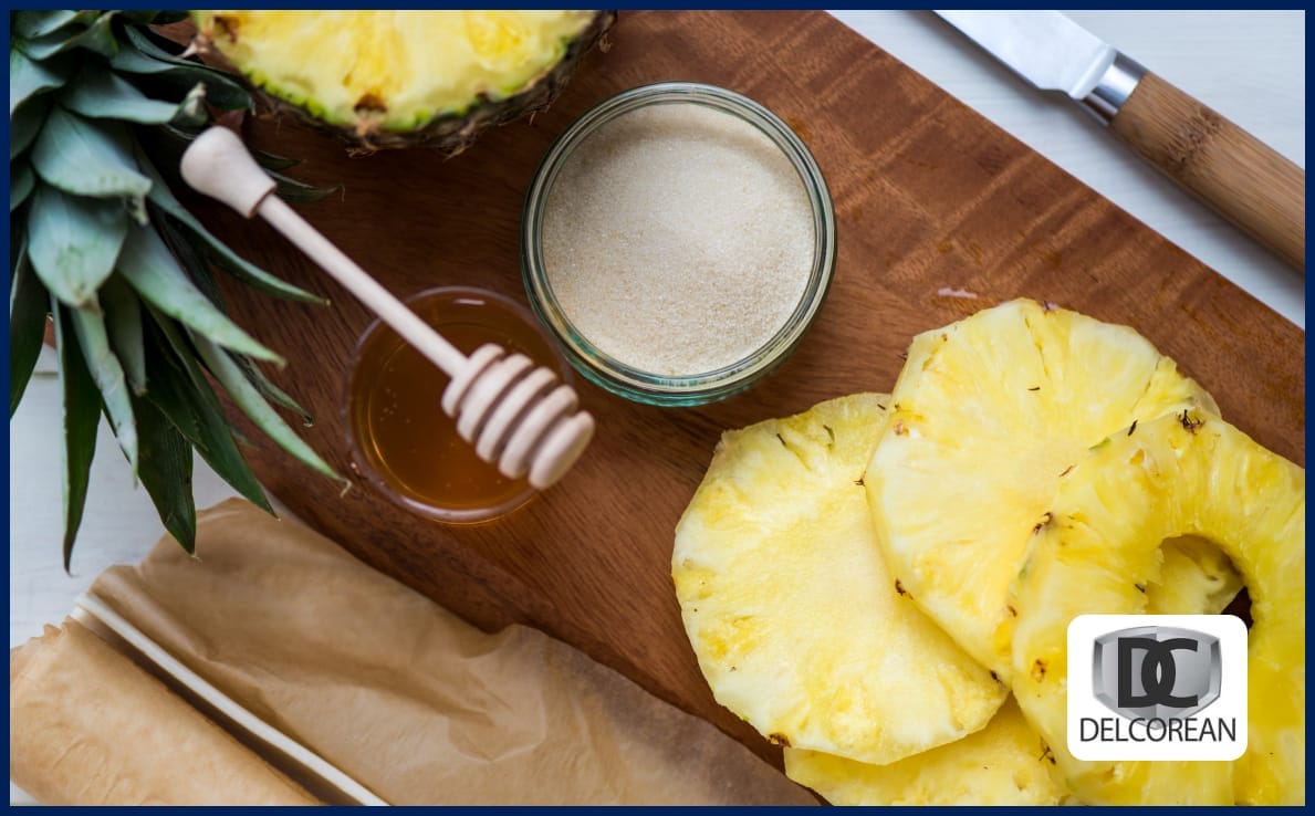 Pineapples with Honey