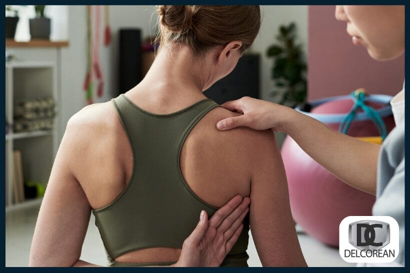 Person performing light stretching and mobility exercises during active recovery to reduce muscle soreness, improve circulation, and support faster muscle healing.